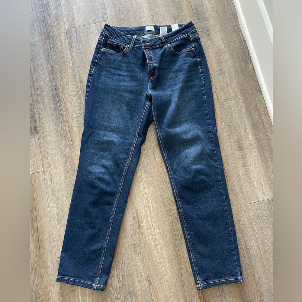 Time and Tru Dark Blue Straight Leg Denim Women’s 12 Regular